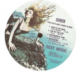 Roxy Music - Siren, Label Replica Insert